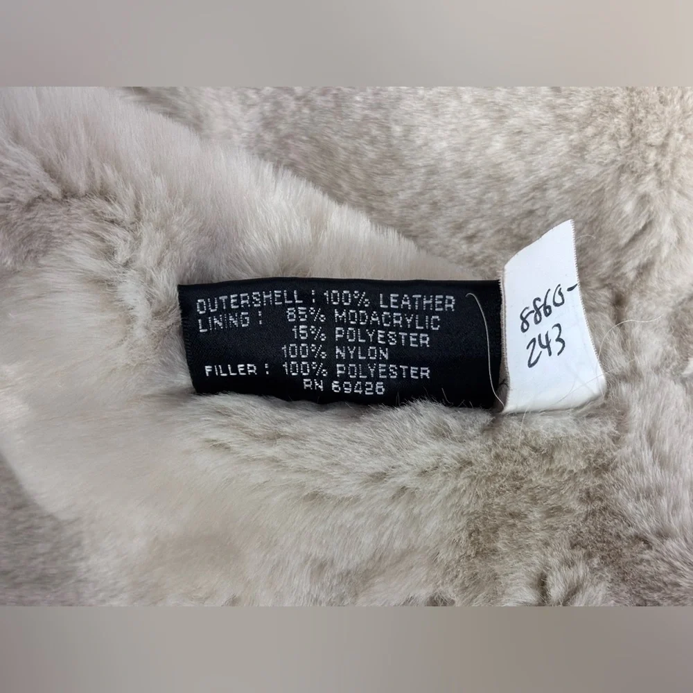 Wilson’s Rare Y2K Vintage Maxima Suede Leather Faux Fur Long Bomber Jacket XL